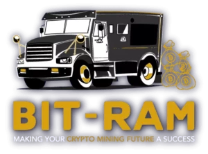 Bit-RAM crypto mining logo